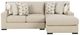 Benchcraft® Laurelgrove 2-Piece Pebble Right-Arm Facing Sectional and Chaise-2