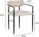 TOV Furniture Forte Cream Dining Chair-2