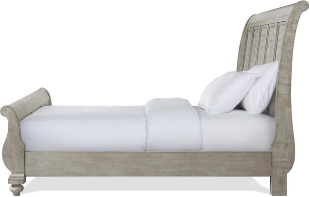 Riverside Furniture Hailey Pebble King Sleigh Bed-1