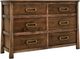 International Furniture Direct Roots Brown Dresser-0