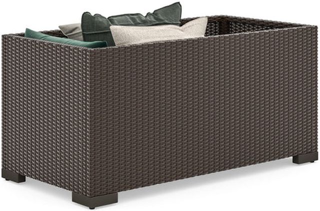 homestyles® Palm Springs Brown Outdoor Removable Top Storage Table-3