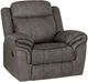 Powell® Galloway Stone Gray Manual Recliner-0