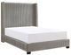Mazin Furniture Glenbury Taupe Eastern King Upholstered Panel Bed-0