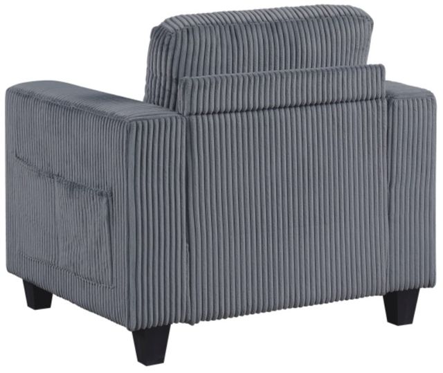 Homelegance® Walterboro Dark Gray Chair-3