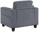 Homelegance® Walterboro Dark Gray Chair-3
