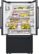 Samsung Bespoke AI 36" 29 Cu. Ft. Fingerprint Resistant Matte Black Steel French Door Refrigerator with Sphere Ice™-4