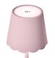Two's Company Pink Portable Table Lamp-2