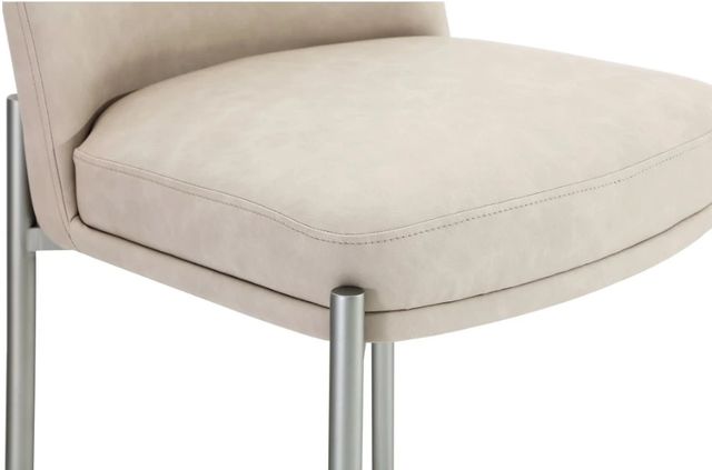 Modus Furniture Crossroads 2.0 Dion Brushed Nickel/Camel Upholstered Bar Stool-4