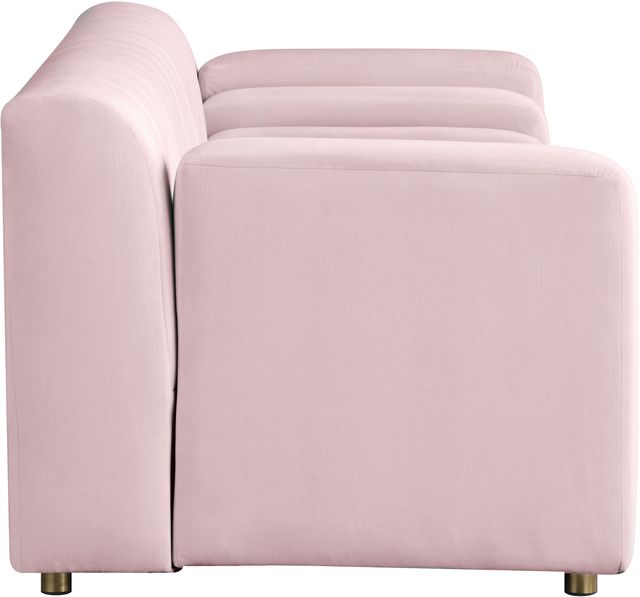 Meridian Furniture Naya Pink Velvet Loveseat-3