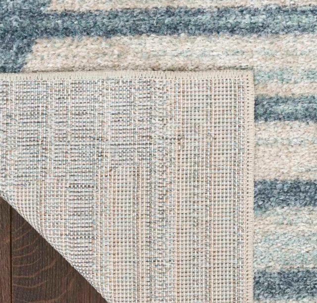 Nourison Home™ Astra Machine Washable Blue 5'x7' Area Rug-2
