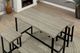 Furniture of America® Vilvoorde 5-Piece Black/Gray Counter Dining Table Set-4