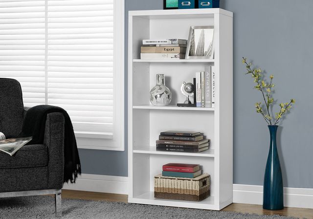 Monarch Specialties Inc. White 48" Bookcase-3