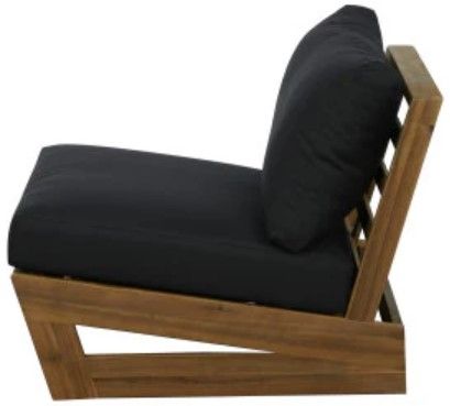 Linon Bluffton Black/Natural Wooden Outdoor Chair-4