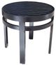 CabanaCoast® Customizable Monaco Aluminum 23" Outdoor Round Side Table-1