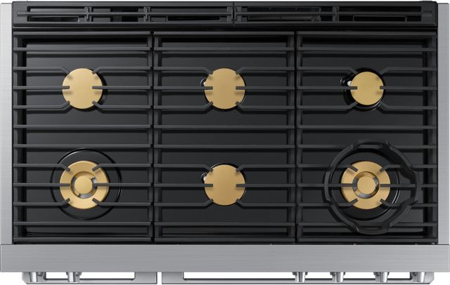 Dacor® Transitional 48" Silver Stainless Steel Pro Style Natural Gas Range-2