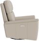 Bassett® Furniture Customizable Harris Leather Pad Arm Swivel Glider Power Recliner-2