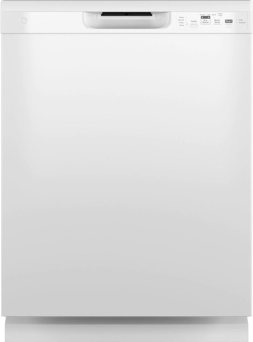 GE® 24" White Built In Dishwasher