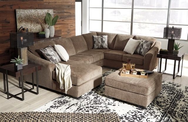 Benchcraft® Graftin 2-Piece Teak Living Room Set-3
