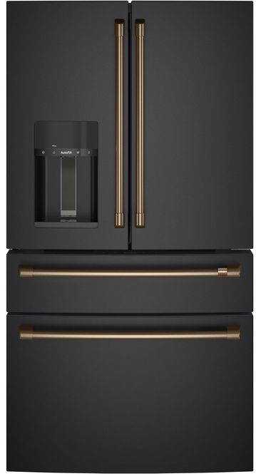 Café™ 4 Piece Brushed Bronze Refrigeration Handle Kit-1