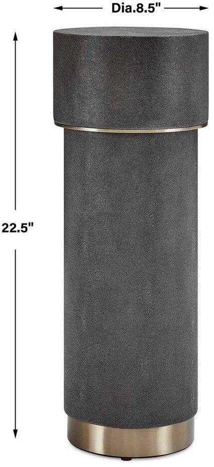 Uttermost® Wessex Charcoal Drink Table-2