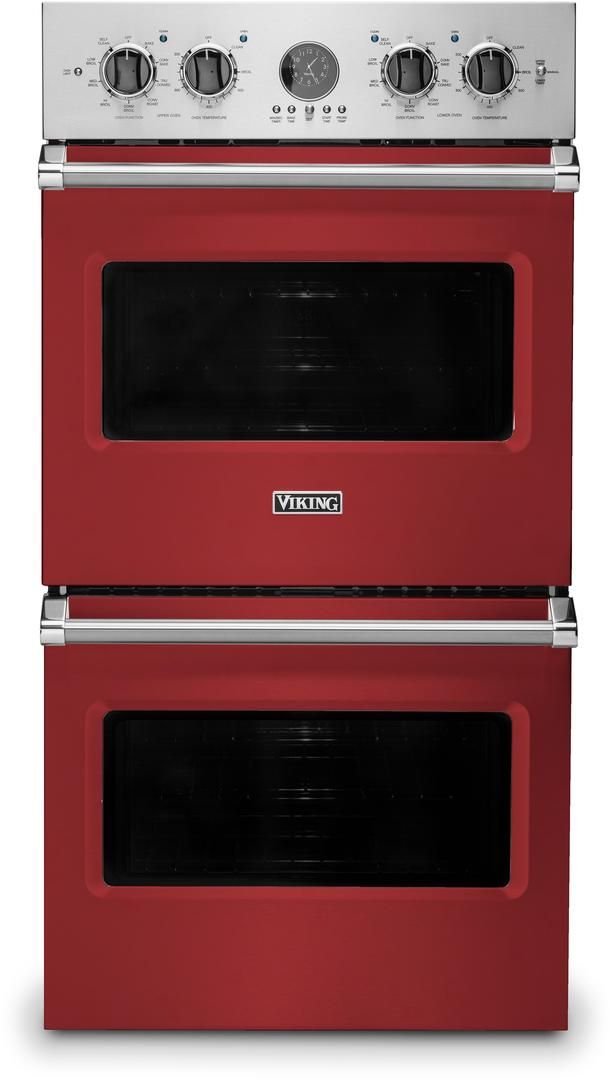 Viking® Professional 5 Series 26.5" Electric Double Oven Built In-Apple Red-0