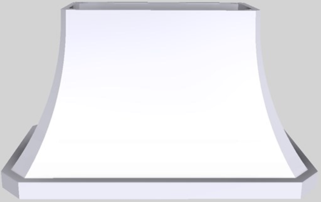 Vent-A-Hood® Designer Series 54" White Island Range Hood-0