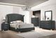 Coaster® Melody Gray 6-Drawer Upholstered Dresser and Mirror-4