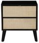 Powell® Claudette Black Nightstand-3