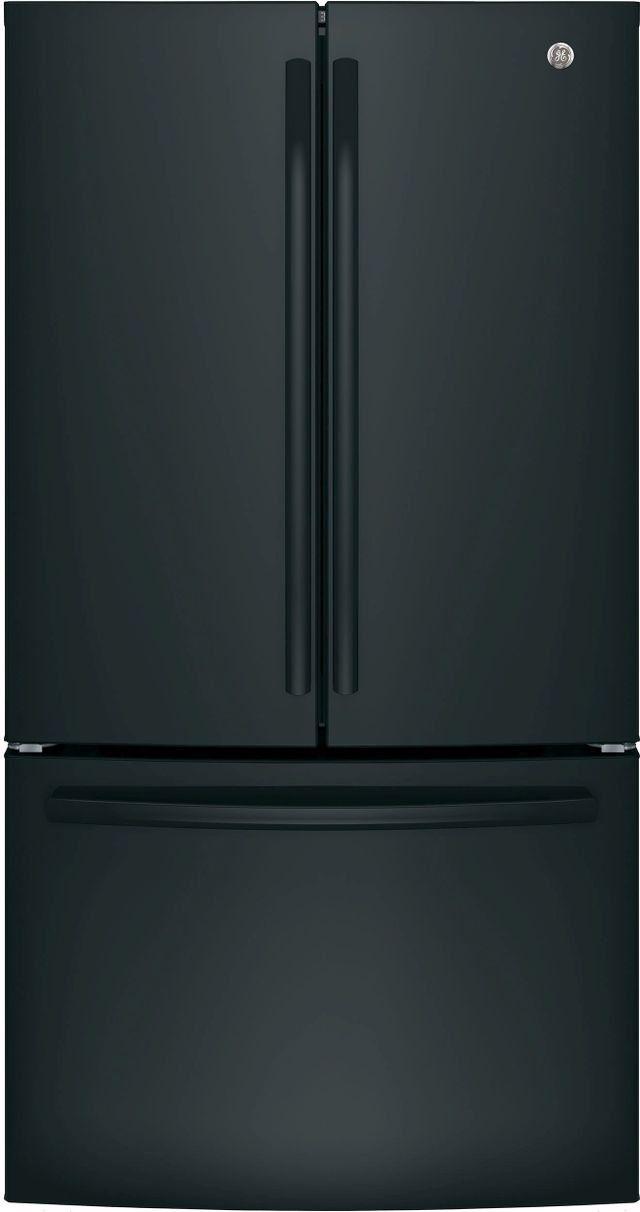 GE® 27.0 Cu. Ft. Black French Door Refrigerator
