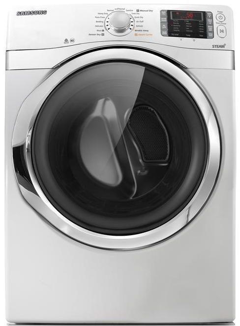 Samsung 7.5 Cu. Ft. Neat White Electric Dryer-0