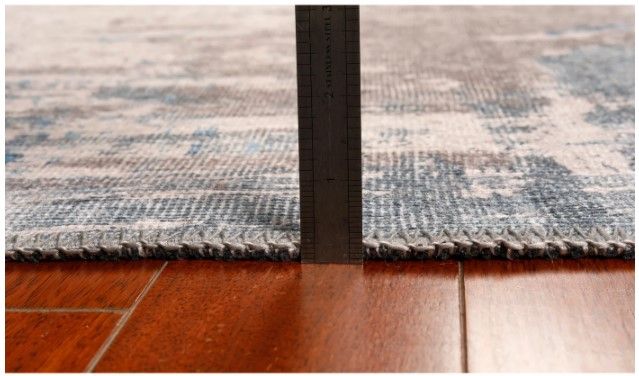 KAS Rugs London Blue/Gray Elements 5'x8' Area Rug-3