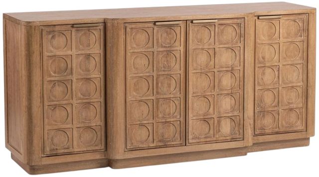 Classic Home Cleveland Sandy Taupe 4-Door Cabinet-0