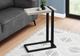 Monarch Specialties Inc. Grey Top Accent Table with Black Metal Frame-2