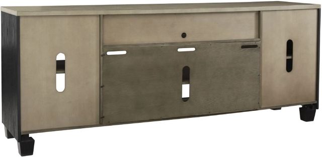 Signature Design by Ashley® Foyland Black/Brown TV Stand with Fireplace Option-2