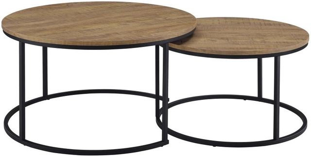 Coaster® Lainey 2-Piece Mango Nesting Coffee Table-1