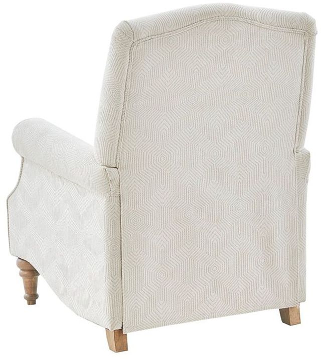 Olliix by Madison Park Ivory Athena Push Back Recliner-1