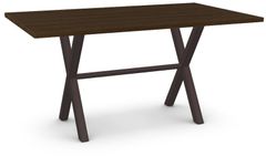 Amisco Customizable Alex Solid Ash Table