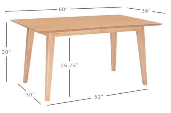 Powell® Cosgrove 5-Piece Natural Dining Set-3