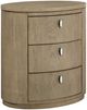 Bernards Trilogy Toffee Oval Nighstand-0