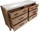 Magnussen Home® Plum Creek Sierra Brown Dresser with Marble Top-5
