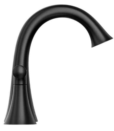 KOHLER® Buckley™ Matte Black Widespread Bathroom Sink Faucet-2