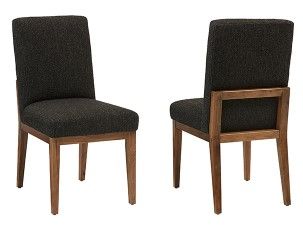 Artisan & Post by Vaughan-Bassett Crafted Cherry by Ben & Erin Napier Black/Medium Cherry Upholstered Side Chair -2