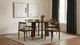 Coaster® Strouse 5-Piece Walnut/Wheat Dining Table Set-1