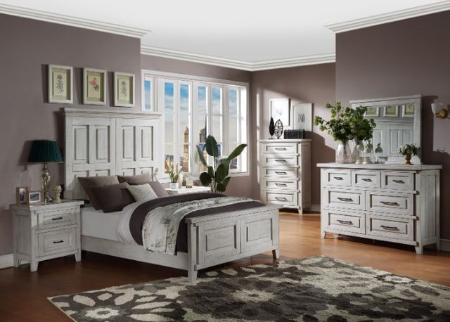 American Wholesale Furniture Hayfield White Dresser -2