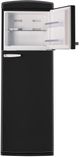 Unique® Appliances Classic Retro 24" 11 Cu. Ft. Matte Black Counter Depth Top Freezer Refrigerator-4