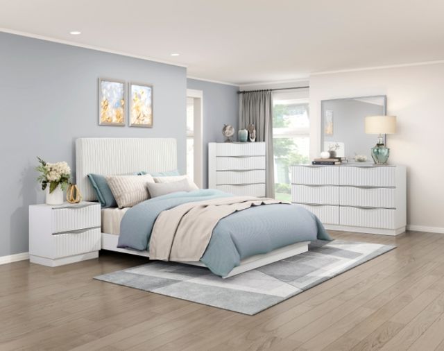 Homelegance® Linea Pearl White Chest-1