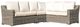Enclover Tulip Collection 6 Seat Sectional - Canvas Birds Eye-0