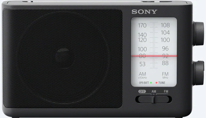 Sony® Analog Tuning Portable FM/AM Radio