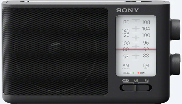 Sony® Analog Tuning Portable FM/AM Radio-0