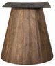 International Furniture Direct Balam Brown Round Dining Table-3